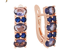 фото Серьги  fallon - (артикул - 18e01770-FF8347)